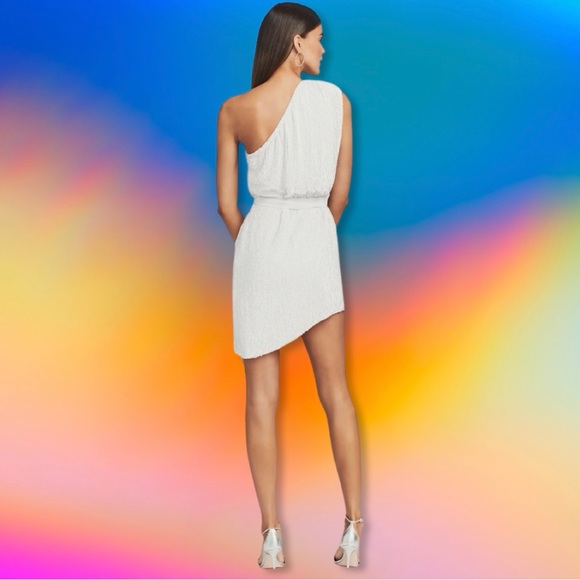 NWT RETROFETE ELLA DRESS - MOONGLOW - LARGE - Picture 7 of 10